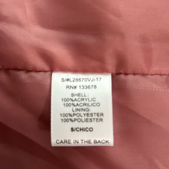 Love Tree Pink Vest Woman Size Small - Picture 6 of 6